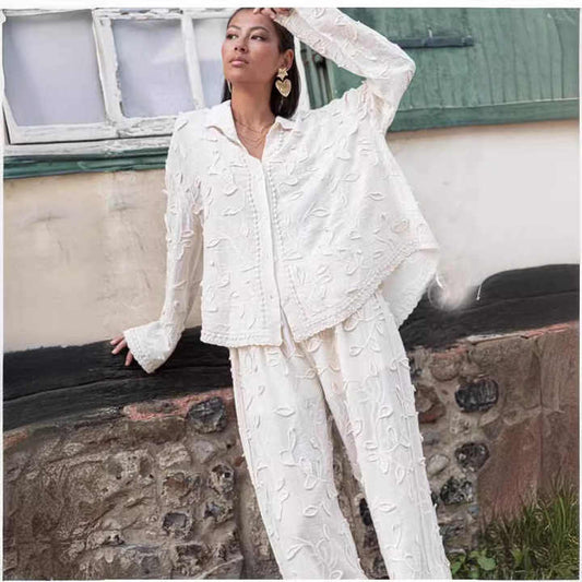 Silk shirt set