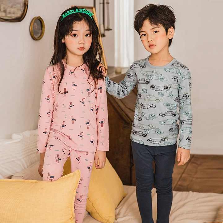 Custom Thick Winter Long Sleeve Pijamas Pajama Set 