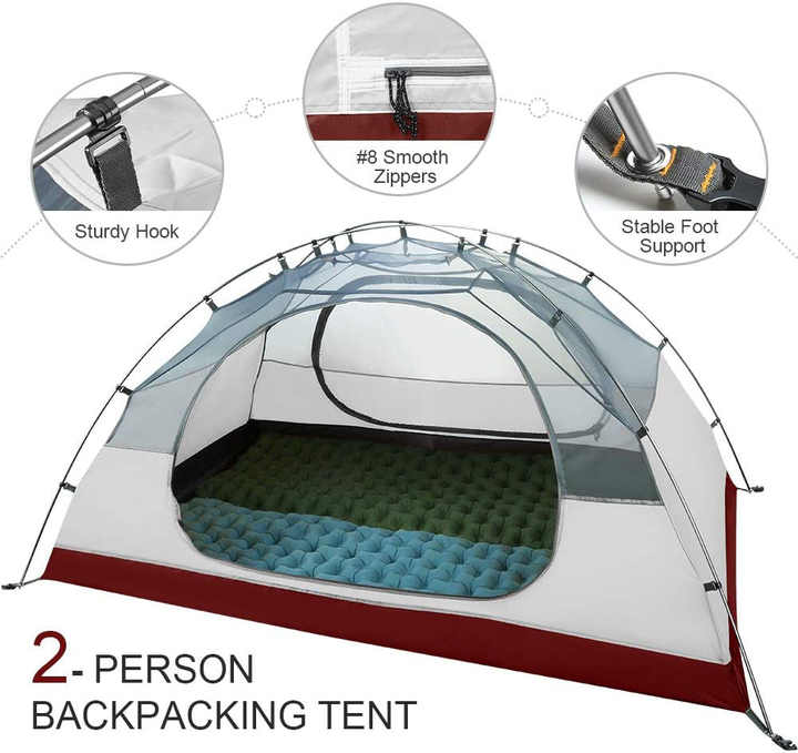 Factory direct supply folding bed with waterproof tent 2 