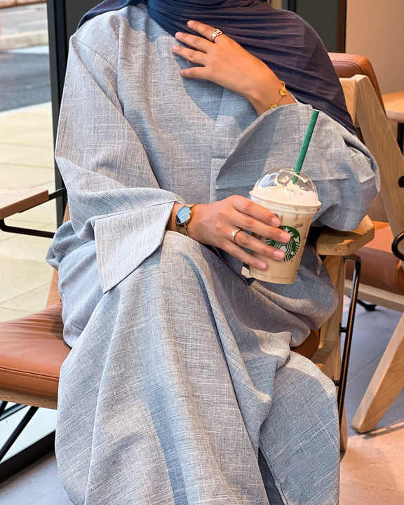 Turkish colorful abaya 