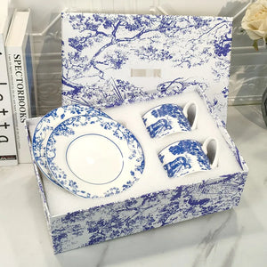 Coffee and tea cup and saucer 