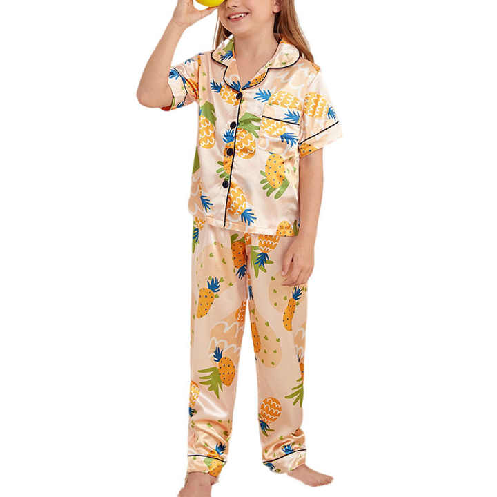 Long-sleeved summer pajamas 