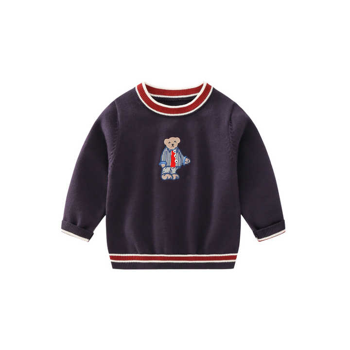 Newborn baby boy knitted sweater 