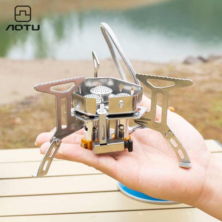 Portable 3 Burner Outdoor Picnic Gas Stove, Suitable for 