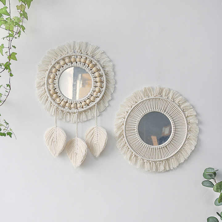Huge discounts on cotton macrame decor. 
