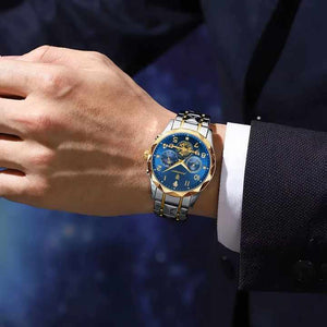 POEDAGAR 972 Luxury Men's Waterproof Watch. 