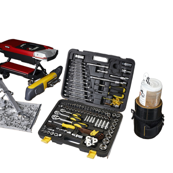 Portable 1-Piece Auto Repair Tool Kit, Heavy Duty Steel Socket Wrench and Hand Tools with Customizable OEM Fit 