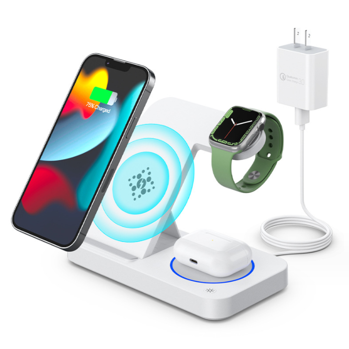 Wireless charging base . قاعدة شحن لاسلكية