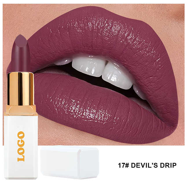 Fashionable Waterproof Long-lasting Moisturizing Solid Lip Balm Mirror Non-stick Smooth Glossy Lipstick 