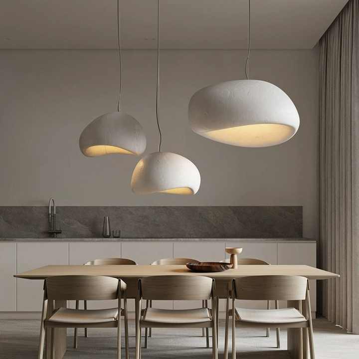 ثريات راتنجية نصف دائرية من الراتينج بتصميم . Luxury Designer Pendant Lights Semicircular