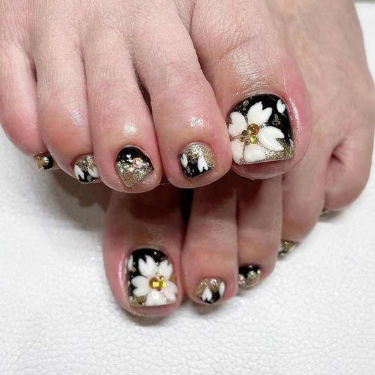 French Short Slanted-edge Nail - Nail Design Kit 