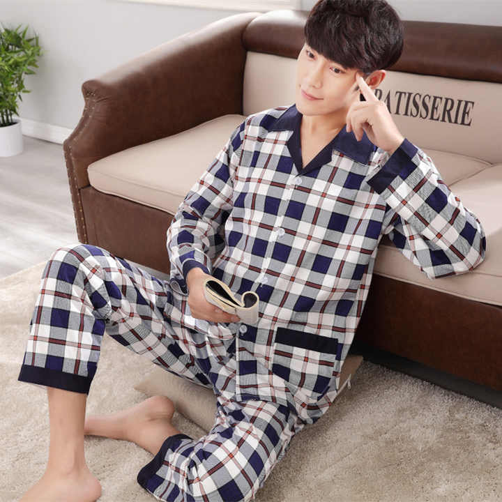 Winter, Nighty Designs, Men's Cotton Pajamas 