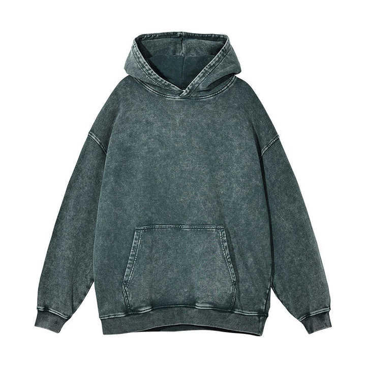 Logo Vintage Washed Men's Hoodie.. Custom Logo Men's Hoodie 