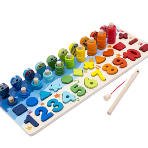 Zhiqu Logarithm Board for Kids Digital Shape. 