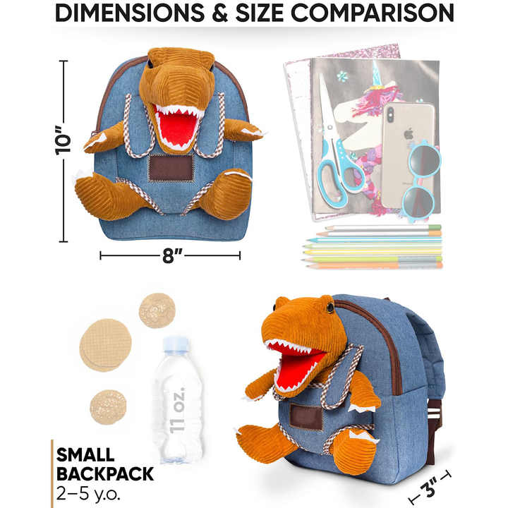 Dinosaur Cowboy Kids School Backpack for Children 