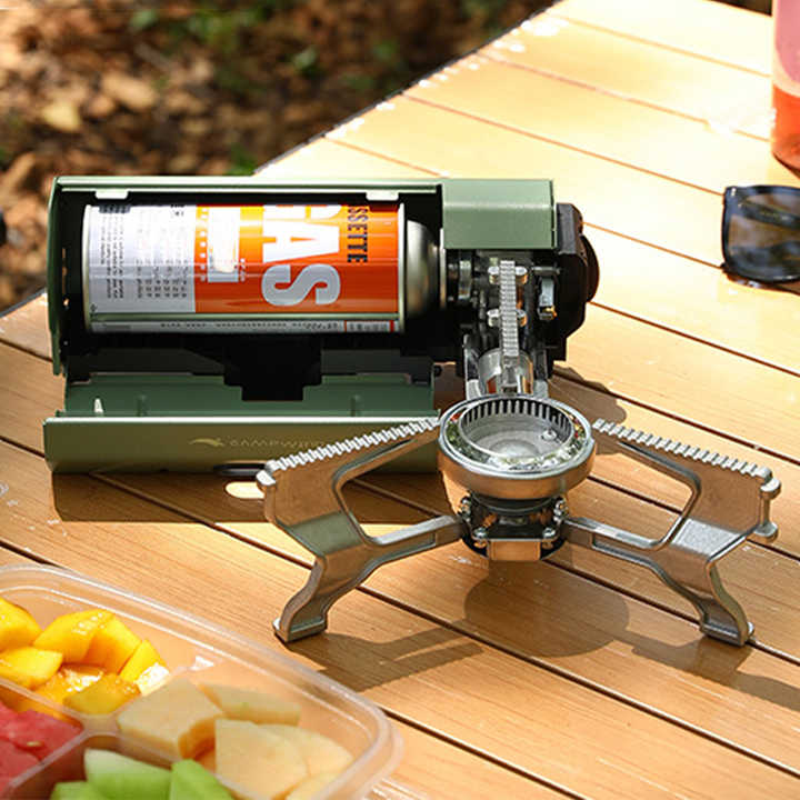 Small Lightweight Outdoor Folding Portable Butane Fuel Camping Stove 