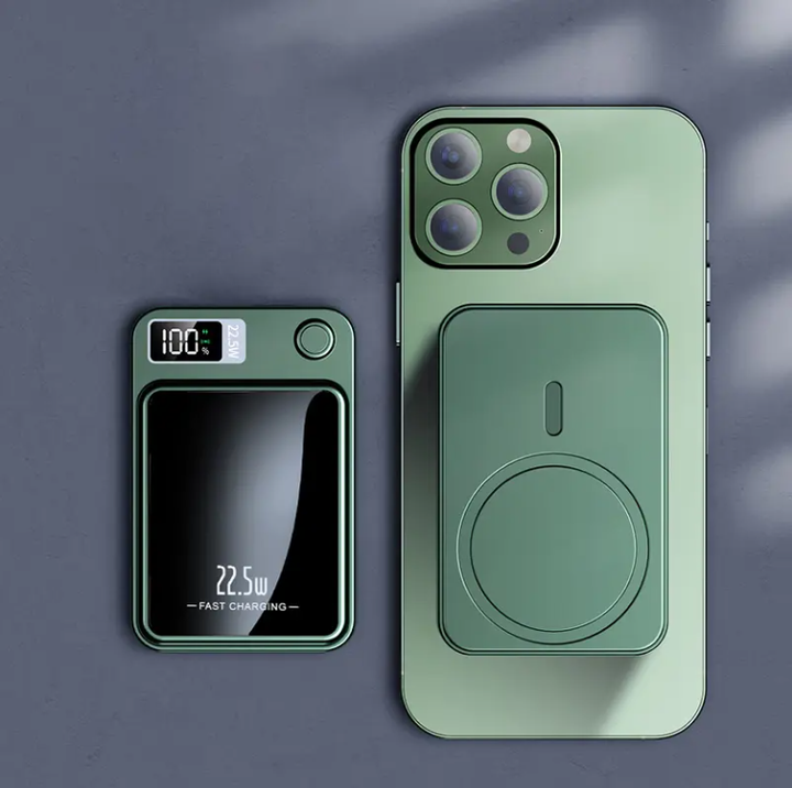 Wireless Magnetic Power Bank . بنك طاقة ممغنط لاسلكي