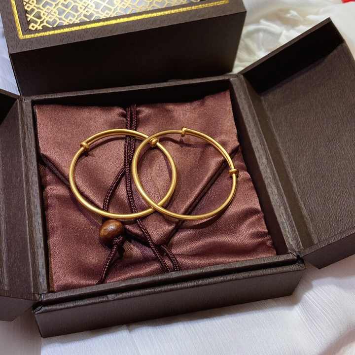 اكسسوارات أطفال سوار مخصص للأطفال عيار 24 قيراط حقيقي