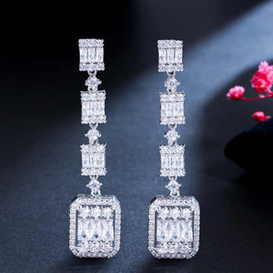 long dangling earrings