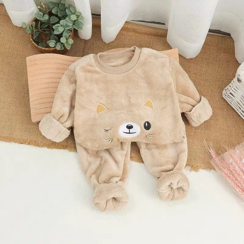 Winter Baby Boys Girls Pajamas 