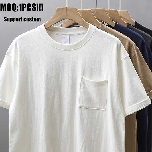 Men's T-shirt with custom pocket 
