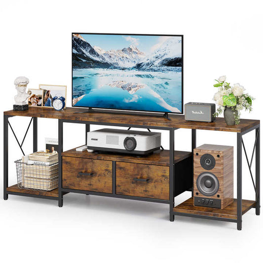 Modern Industrial TV-TV Entertainment Center 
