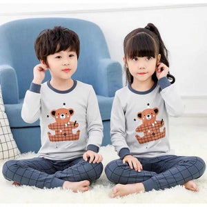 Children's autumn and winter long-sleeved pants set 