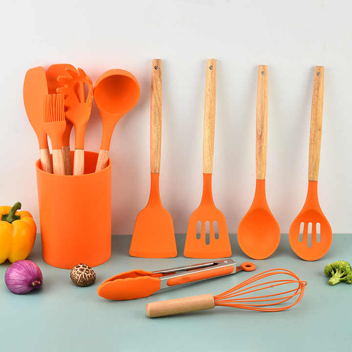12-Piece Silicone Kitchen Utensil Set 