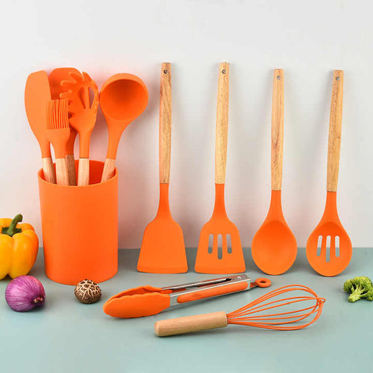 12-Piece Silicone Kitchen Utensil Set 