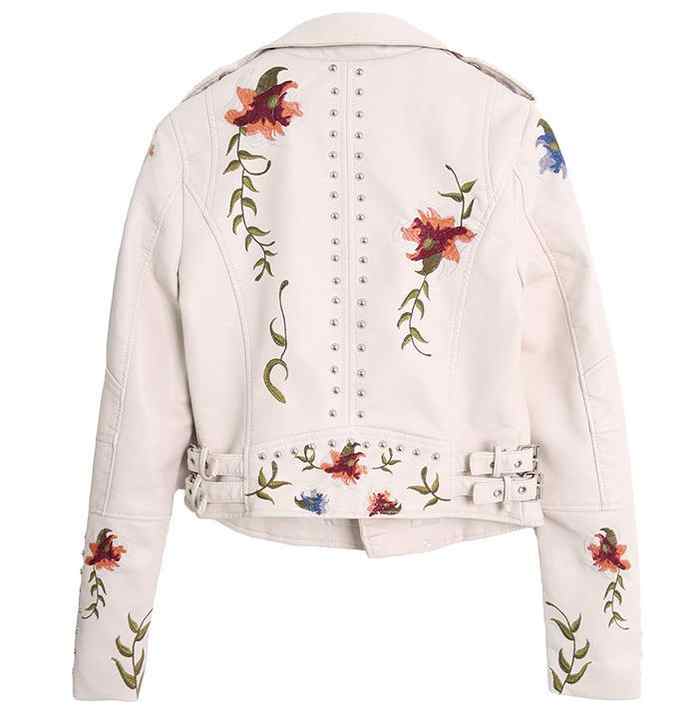 Women's faux leather jacket 