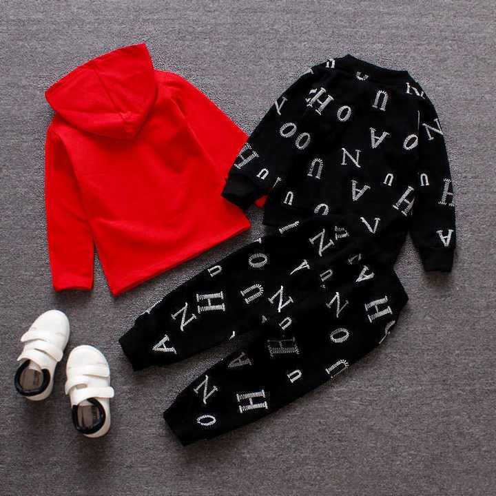 Boys' pants, children's clothing for spring, autumn and winter, set 