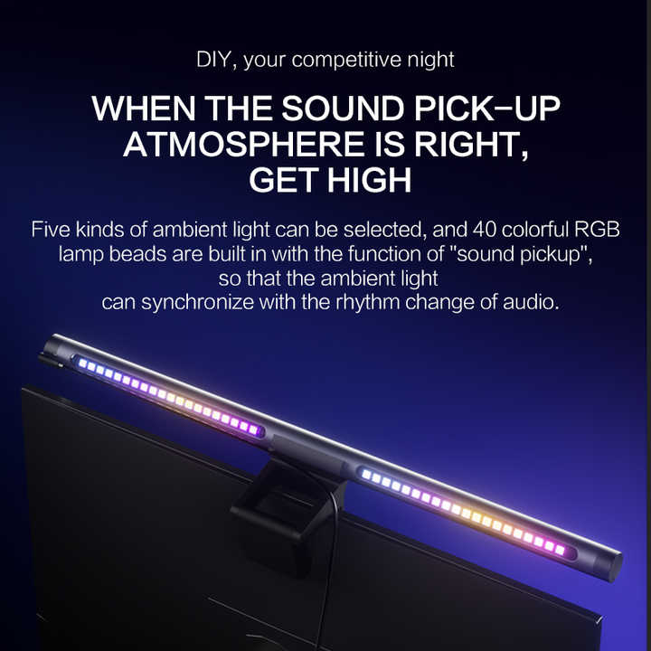 Adjustable screen reading lamp