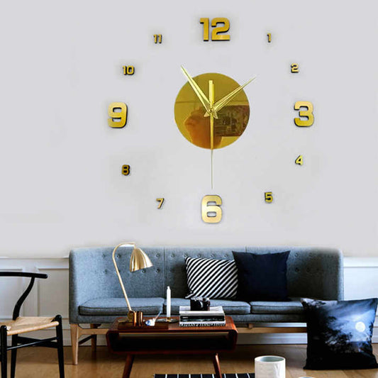Acrylic sticker digital alarm clock- 