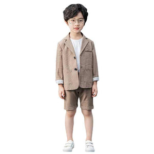 Children's suit boys and girls autumn and winter suit children's spring clothes. 