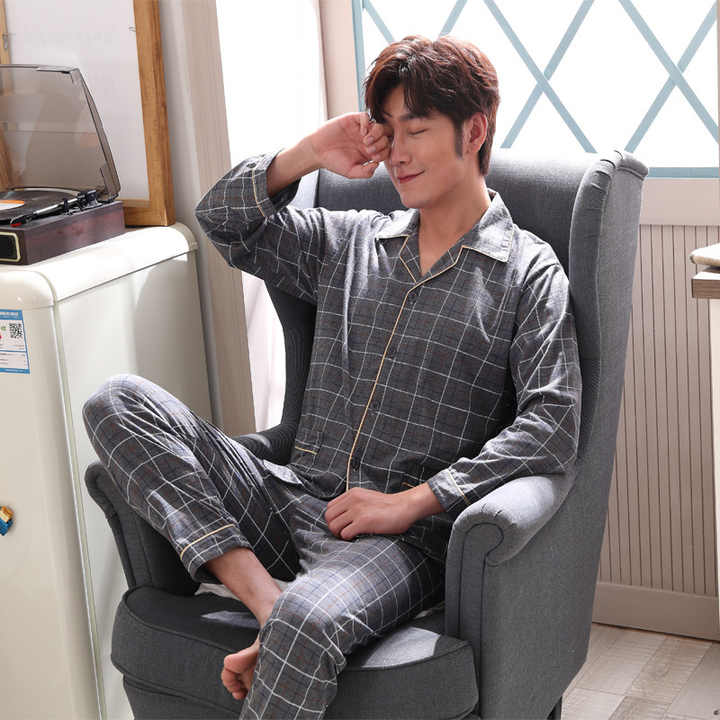Winter, Nighty Designs, Men's Cotton Pajamas 