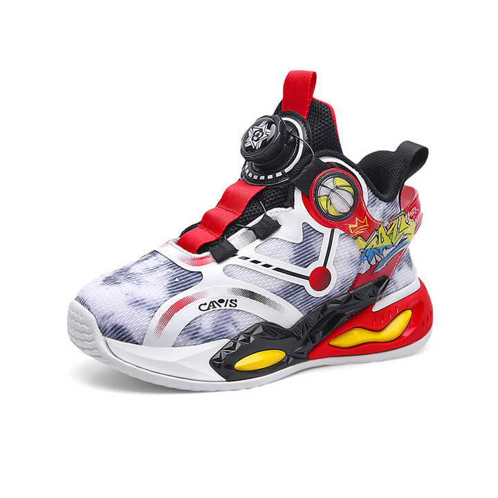 أحذية كرة السلة للأطفال ذات الرقبة . Kids High Top Basketball Shoes