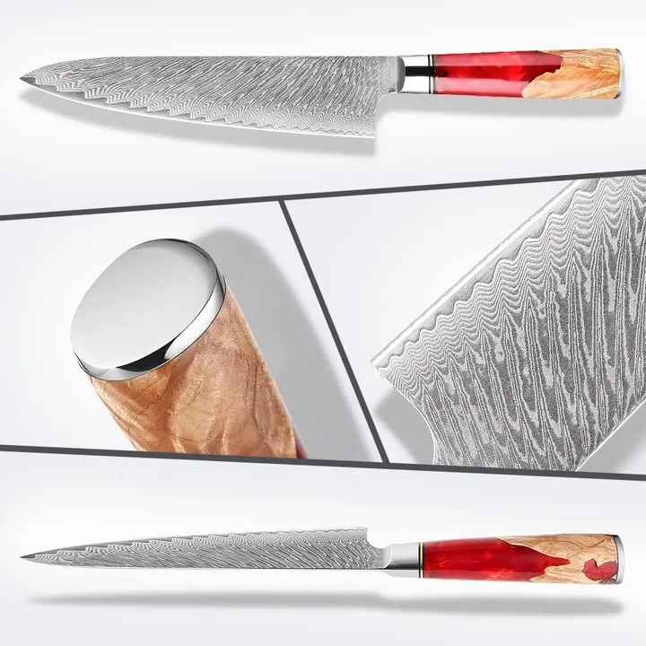 Luxury Damascus Knives 