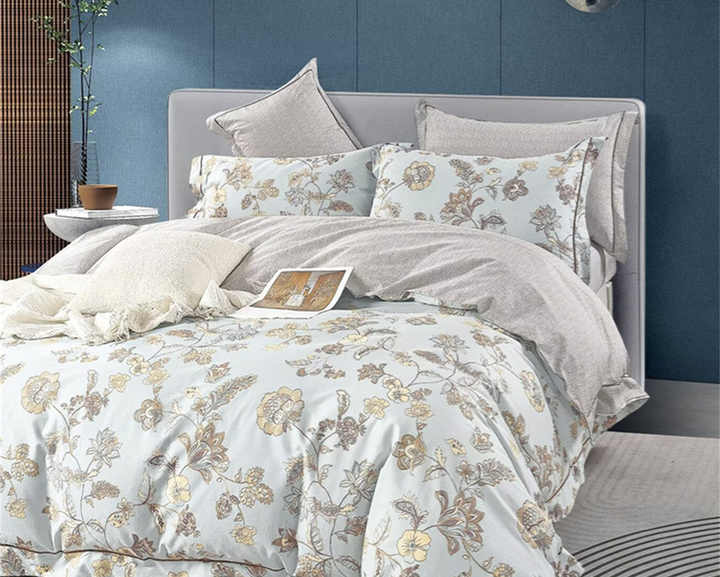 Summer Printed Cotton Bedspread Set 