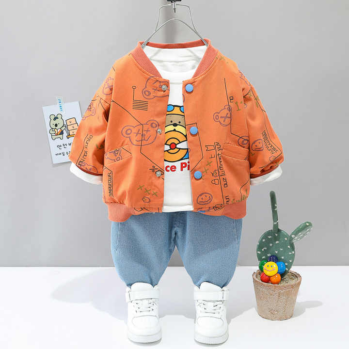 Children's spring suit, new children's spring suit 1-4 years 