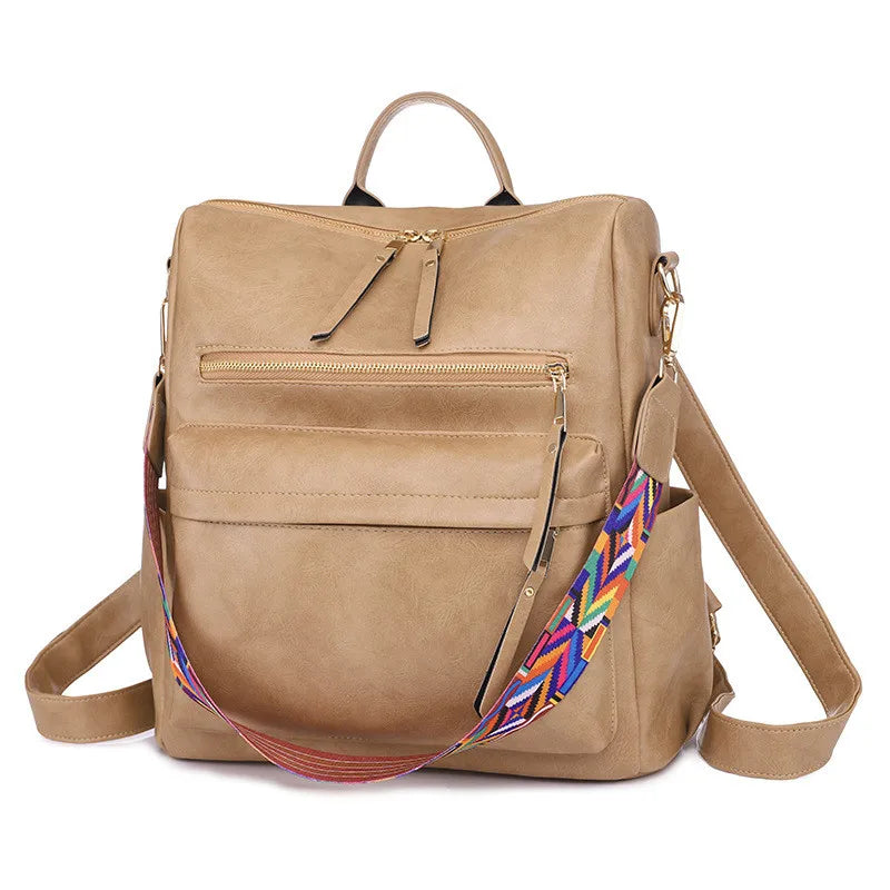 Luxury women's faux leather bag 