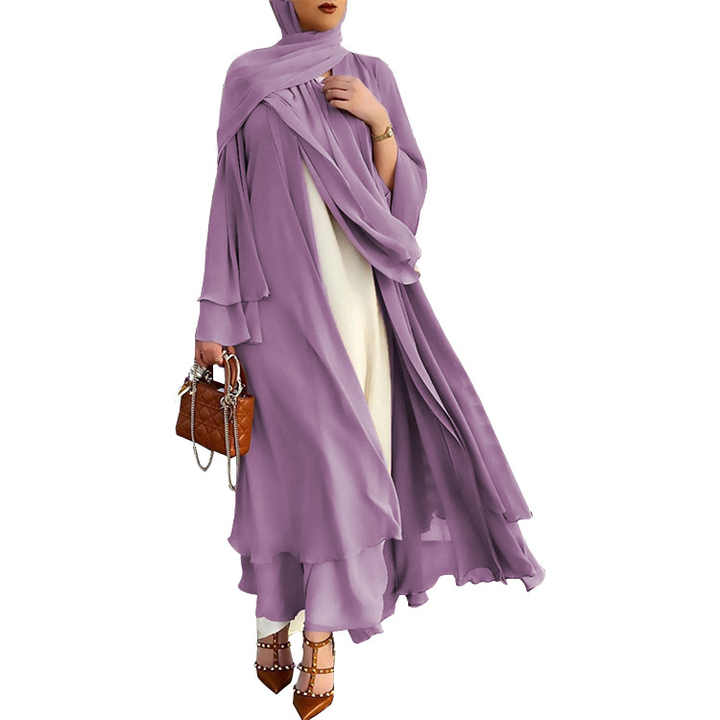 Turkish colored abaya