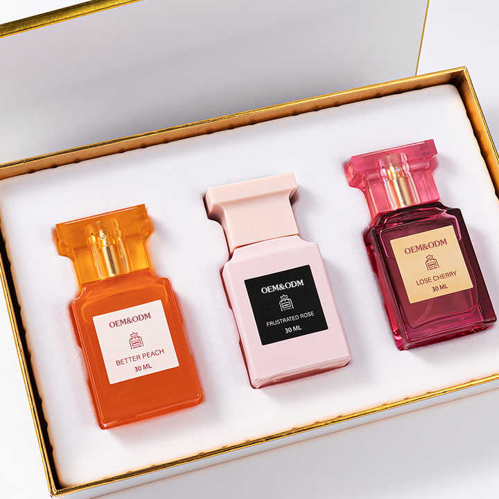 Manufacturer Custom Luxury Women's 30ml Perfume Set Long-Lasting Light Fragrance for Valentine's Day Wholesale