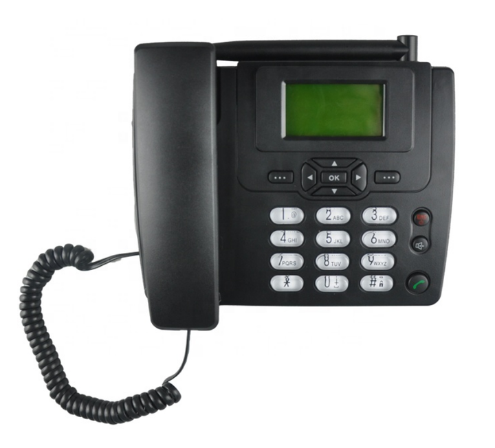 Landline Phone with    هاتف أرضي مزود بفتحة بطاقة