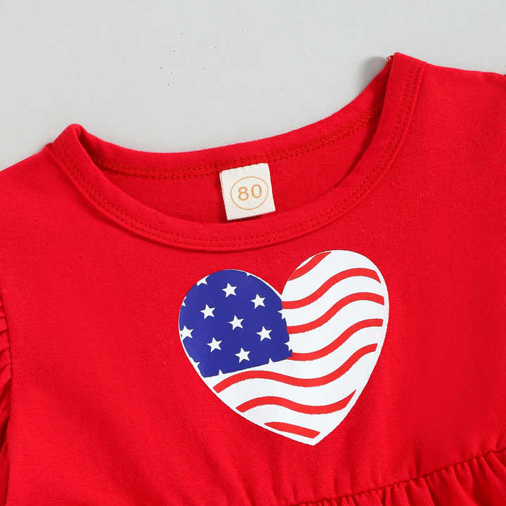 Hot Sale Baby Girls Clothes 4th of July 