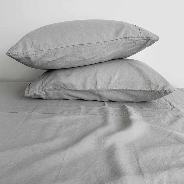 Natural French Linen Bedspreads 