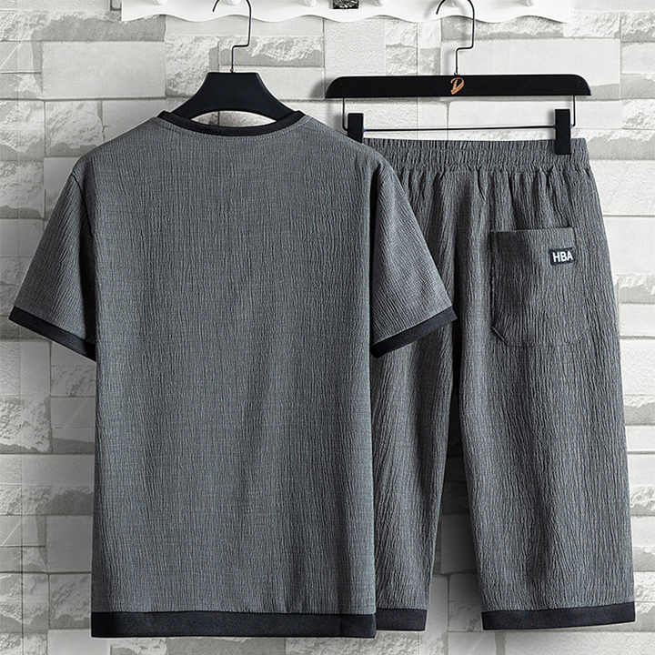 Men's Breathable T-Shirt Pants 