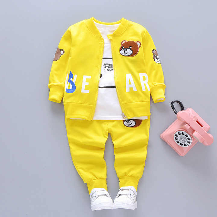 Top Selling Kids Brand Name Clothing Set Zip Up Sports 