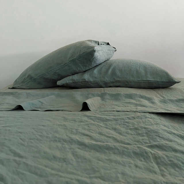 Natural French Linen Bedspreads 