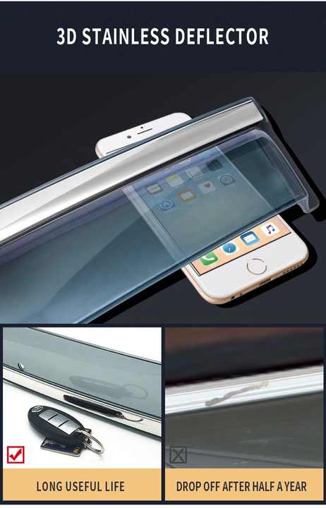 High Quality Top Selling Car Window Visor Vent Deflector Sun Rain Window Guard For MG HS 2020 