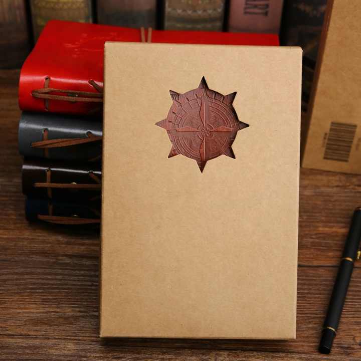 دفتر ملاحظات جلدي عتيق
